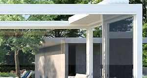 metal pergola